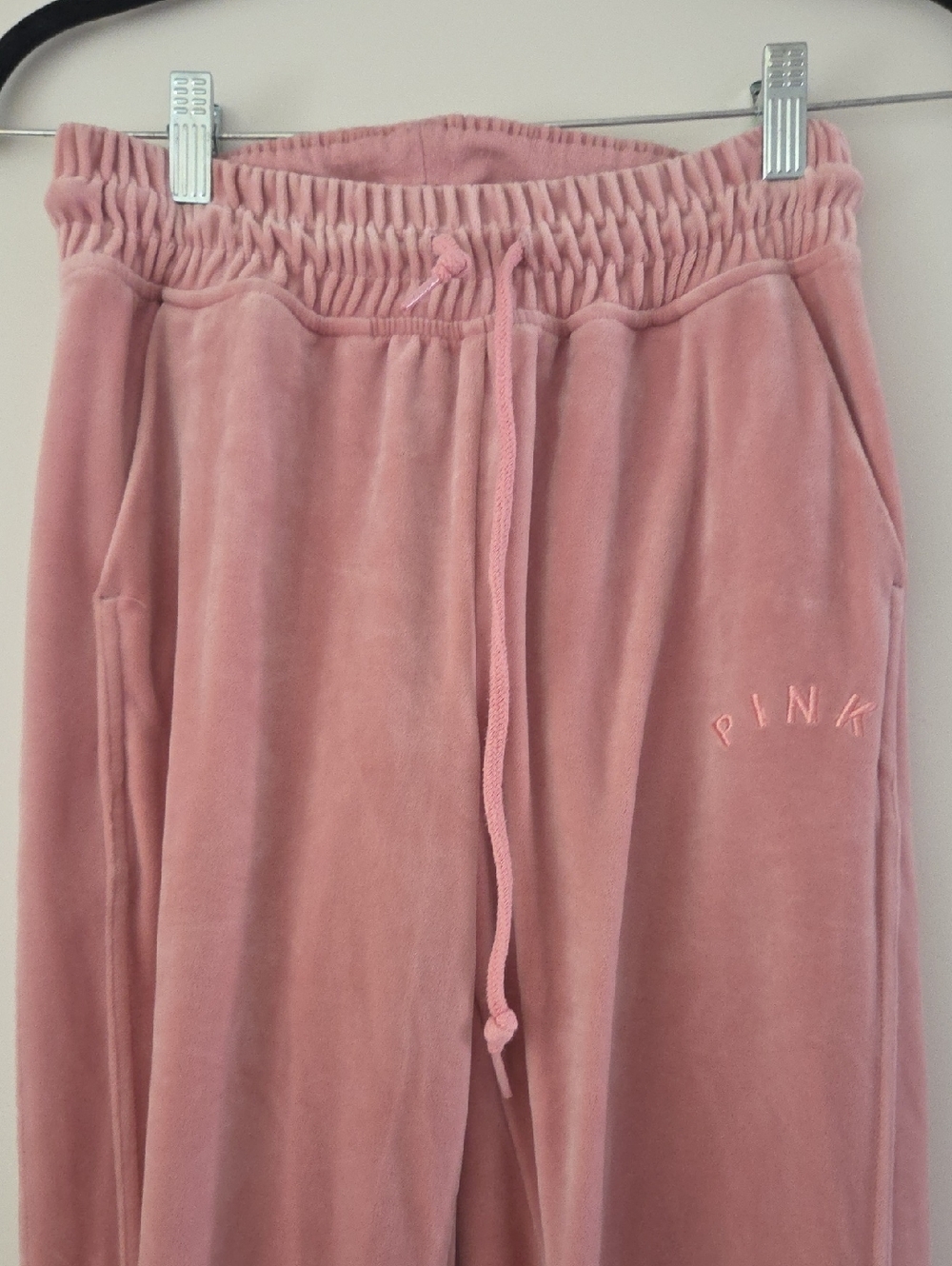 PINK Victoria's Secret Soft Pink OR RED Velour Lounge Pants